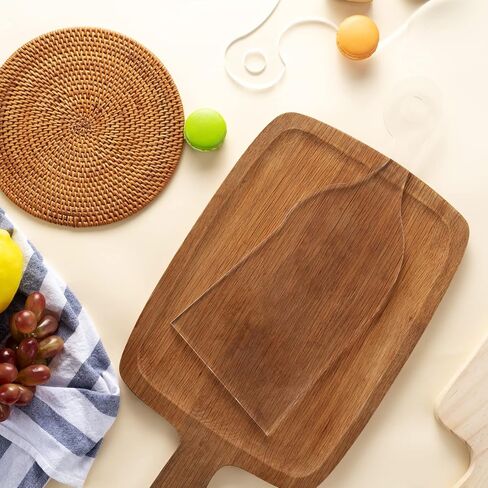 JIAHMOIUG 1 زوج كامل التعشيش الاكريليك لوحة Charcuterie مقبض قالب واضح متعرج الزاوية مقبض قطع المجلس تتبع النجارة جهاز التوجيه قالب قطع دليل الأدوات in Kuwait