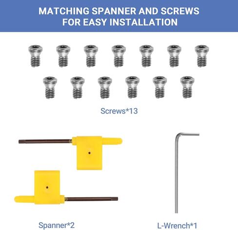 29 قطعة من أدوات مخرطة الكربيد، مجموعة أدوات قطع التنغستن، أدوات تحويل الخشب للمخرطة، تتضمن 11 مم مربع مع نصف قطر، 12 مم و8.9 مم دائرية، 30 × 10 مم ألماس، مفاتيح ربط، براغي in Kuwait