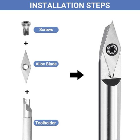 29 قطعة من أدوات مخرطة الكربيد، مجموعة أدوات قطع التنغستن، أدوات تحويل الخشب للمخرطة، تتضمن 11 مم مربع مع نصف قطر، 12 مم و8.9 مم دائرية، 30 × 10 مم ألماس، مفاتيح ربط، براغي in Kuwait