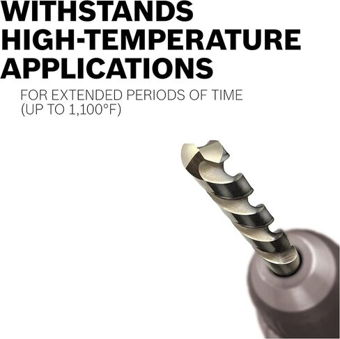 بوش CO2131 قطعة واحدة 1/16 بوصة. × 1-7/8 بوصة. مثقاب معدني من الكوبالت لتطبيقات الحفر في المعادن ذات القياس الخفيف، والفولاذ عالي الكربون، والألومنيوم والفولاذ المتحالف، والحديد الزهر، والفولاذ المقاوم للصدأ، والتيتانيوم in Kuwait