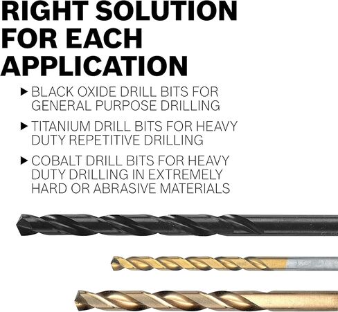 بوش CO2131 قطعة واحدة 1/16 بوصة. × 1-7/8 بوصة. مثقاب معدني من الكوبالت لتطبيقات الحفر في المعادن ذات القياس الخفيف، والفولاذ عالي الكربون، والألومنيوم والفولاذ المتحالف، والحديد الزهر، والفولاذ المقاوم للصدأ، والتيتانيوم in Kuwait