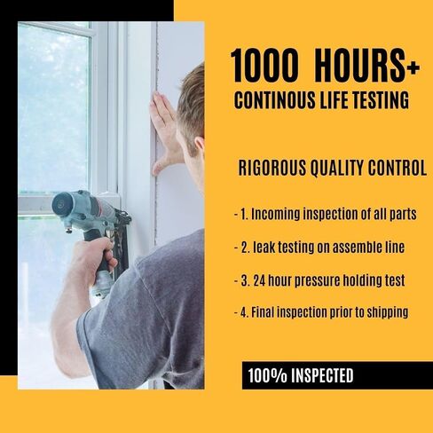 Limodot Quiet Air Compressor Portable, 70 dB, Silent and Electric for Car and Bike Tires, Nail Gun, and Pneumatic Tools, Garage, Shop, or Mechanic Accessories, 115V in Kuwait
