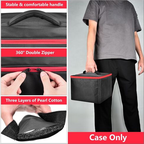 شنطة ضاغط هواء متوافقة مع ادوات ميلووكي الكهربائية 2475-20 M12، حامل تخزين لاسلكي لنفخ الاطارات يناسب شاحن بطارية ميلووكي وملحقاتها - (صندوق فقط) in Kuwait