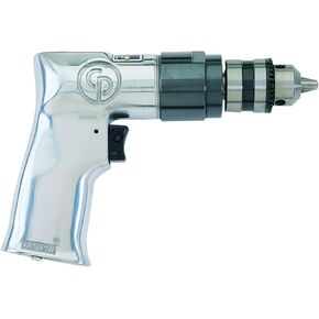 Chicago Pneumatic CP785 - مثقاب هوائي، أدوات كهربائية وتحسين المنزل، 3/8 بوصة (10 مم)، ظرف بمفتاح، غطاء من الألومنيوم، مقبض مسدس، 0.5 حصان / 370 وات، عزم دوران المماطلة 3.1 قدم رطل / 4.2 نيوتن متر - 2400 دورة في الدقيقة