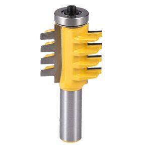Eyech Reversible Finger Glue Joint Router Bit Set Finger Joint Router Bit Set Woodworking Cutter Tool-1/2 inch Shank