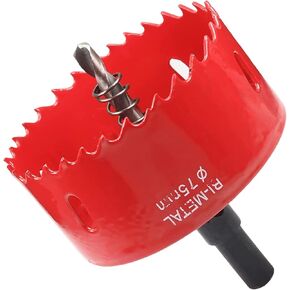 Utoolmart Bimetal 150mm/5.9" Hole Saw Drill Bits Cutter 25mm Cutting Depth | Professional M42 & HSS Hole Saw with Triangular Handle for Low-Hardness Materials MDF, Pressed Board, Plastics and Hardwood in Kuwait