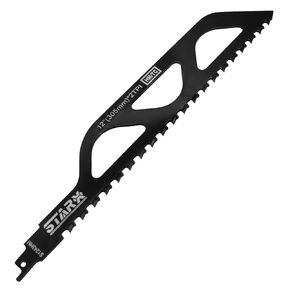 Starx 12 "شفرة منشار البناء الترددية - 2 TPI شفرات منشار كربيد التنجستن للبناء لقطع الطوب الأحمر والطوب خفيف الوزن والأسمنت الليفي والخرسانة الهوائية والخرسانة المسامية وكتلة الرماد