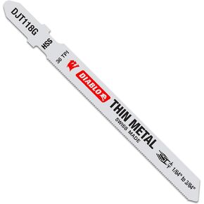 Diablo DJT118G5 3-5/8 بوصة. 36 TPI شفرات منشار T-Shank فولاذية عالية السرعة للمعادن الرقيقة (5 عبوات) in Saudi Arabia