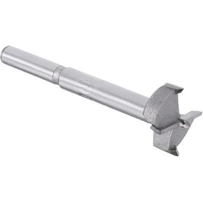 Forstner Drill Bit - [20mm] Tungsten Carbide Auger Opener for Wood Furniture Hinge Woodworking Use, Round Shank, Gray