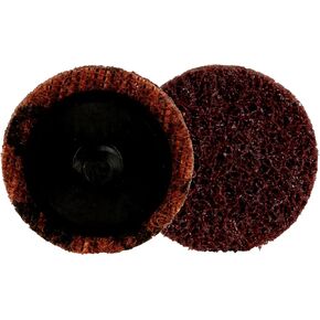 Scotch-Brite Precision Surface Conditioning Disc, Roloc TR, Very Fine, Ceramic, Nonwoven Fiber, Easy Change, 2 in, 25/Inner, 100/Case, Dispenser Pack in Saudi Arabia