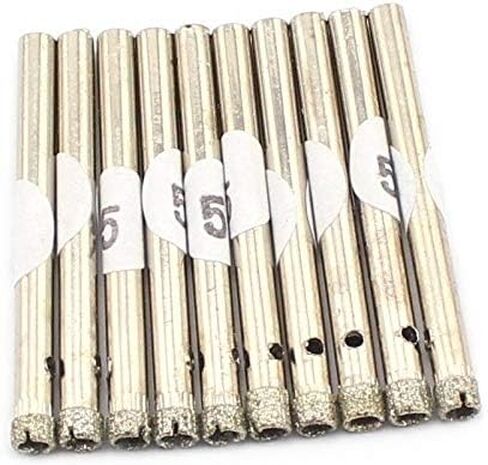 JINGLING 4mm Diamond Drill Bit, 5/32" Lapidary Drill Bits, Core Stone Drill Bit, Hole Saw Tools for Glass Tile Rocks Pack of 20Pcs in Saudi Arabia
