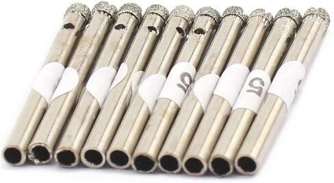 JINGLING 4mm Diamond Drill Bit, 5/32" Lapidary Drill Bits, Core Stone Drill Bit, Hole Saw Tools for Glass Tile Rocks Pack of 20Pcs in Saudi Arabia