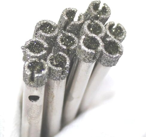 JINGLING 4mm Diamond Drill Bit, 5/32" Lapidary Drill Bits, Core Stone Drill Bit, Hole Saw Tools for Glass Tile Rocks Pack of 20Pcs in Saudi Arabia