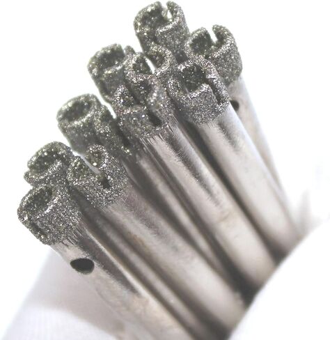 JINGLING 4mm Diamond Drill Bit, 5/32" Lapidary Drill Bits, Core Stone Drill Bit, Hole Saw Tools for Glass Tile Rocks Pack of 20Pcs in Saudi Arabia