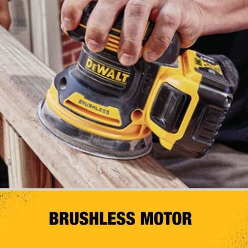 Dewalt DCW210BR 20V MAX XR ليثيوم أيون متغيرة السرعة بدون فرشاة 5 بوصة. ماكينة سنفرة مدارية عشوائية (أداة فقط) (متجددة) in Kuwait