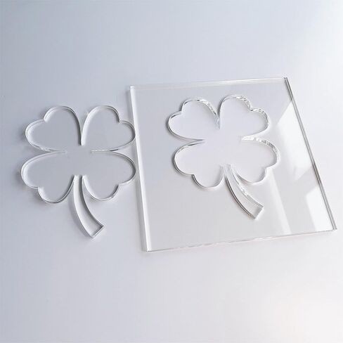 Clover Template, Clear Acrylic Template, Woodworking Router Template in Saudi Arabia