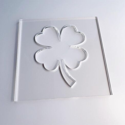 Clover Template, Clear Acrylic Template, Woodworking Router Template in Saudi Arabia