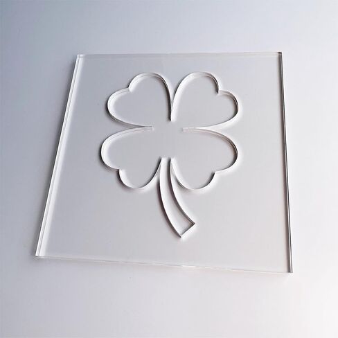 Clover Template, Clear Acrylic Template, Woodworking Router Template in Saudi Arabia