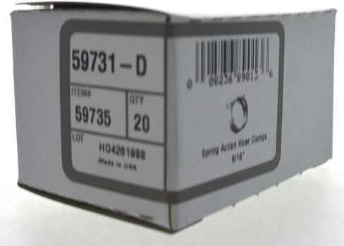 The Hillman Group 59735 Spring Action Hose Clamp, 9/16-Inch, 20-Pack in Saudi Arabia
