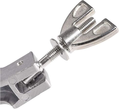 SHERICH KF25 Flange Size NW25 Aluminum Wing Nut Clamp with O-shaped Aluminum Core Ring Fluororubber Ring Kit, Vacuum Connector (KF-25) in Saudi Arabia