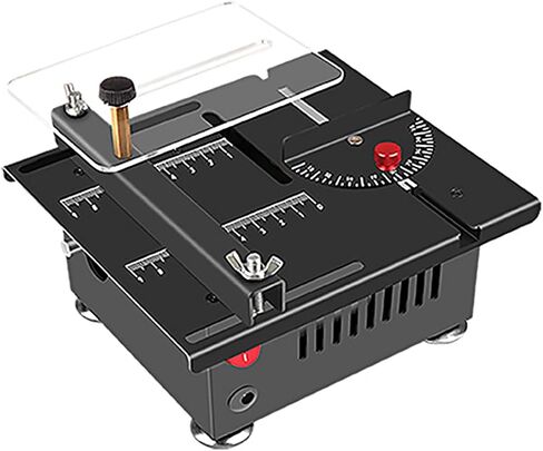 Table Saw, Weytoll 100W Table Saw, Mini Desktop Electric Saw, Cutter Speed & Angle Adjustable, 16MM Cutting Depth with Blade Flexible Shaft and More Accessories for Wood Plastic Acrylic Cutting in Saudi Arabia