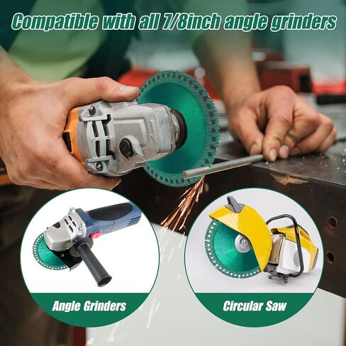Indestructible Disc 2.0 -Cut Everything in Seconds | Indestructible Disc for Angle Grinder 7/8 inch,4 inch Circular Saw Blades for Ceramic Tile Glass Metal Wood Cutting (3 Pack) in Saudi Arabia