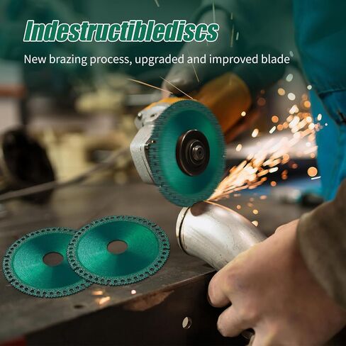 Indestructible Disc 2.0 -Cut Everything in Seconds | Indestructible Disc for Angle Grinder 7/8 inch,4 inch Circular Saw Blades for Ceramic Tile Glass Metal Wood Cutting (3 Pack) in Saudi Arabia