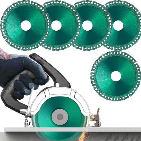 Indestructible Disc 2.0 -Cut Everything in Seconds | Indestructible Disc for Angle Grinder 7/8 inch,4 inch Circular Saw Blades for Ceramic Tile Glass Metal Wood Cutting (3 Pack) in Saudi Arabia