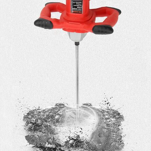 خلاط ملاط ​​2100 واط، خلاط ملاط ​​كهربائي King Showden 110 فولت مضاد للانزلاق، 6 سرعات مع فرشاة كربون ومفتاح ربط سداسي للسوائل متوسطة اللزوجة، بما في ذلك الجص والأسمنت والملاط والمزيد in Kuwait