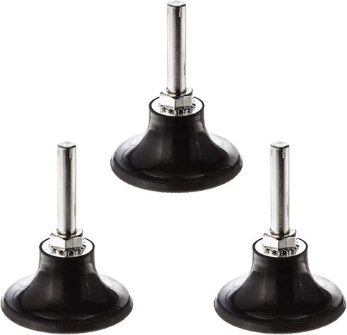 2 بوصة حامل لوحة القرص، حامل لوحة استبدال سريع العالمي مع 1/4 عرقوب للتلميع، الرملي، إعداد السطح المستدير (3 حزم) in Kuwait