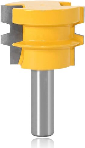 Mesee Reversible Glue Joint Router Bit, 1/2 Inch Shank Medium Reversible Tenon Cutter Woodworking Milling Cutting Tools, 1-1/2 Inch Cutting Diameter in Saudi Arabia
