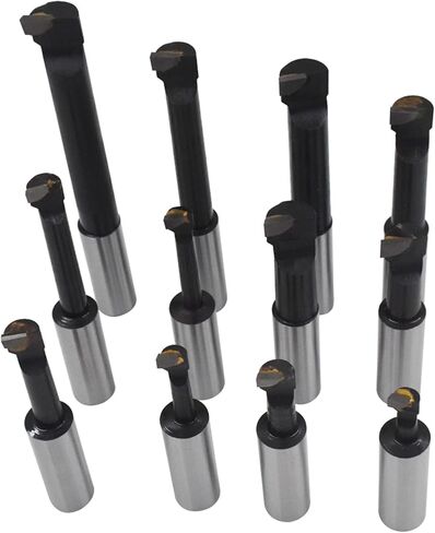 kimllier 12Pcs Boring Bar Set 3/4 Inch Shank Carbide Tipped Bars Lathe Tool in Saudi Arabia