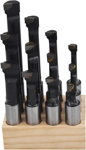 kimllier 12Pcs Boring Bar Set 3/4 Inch Shank Carbide Tipped Bars Lathe Tool in Saudi Arabia