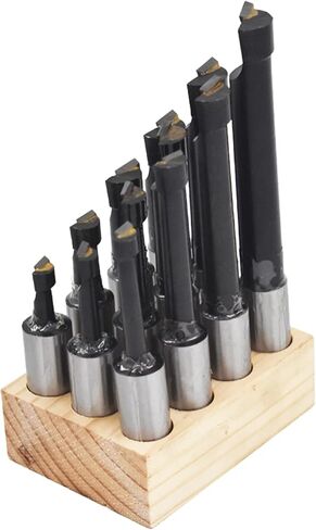 kimllier 12Pcs Boring Bar Set 3/4 Inch Shank Carbide Tipped Bars Lathe Tool in Saudi Arabia