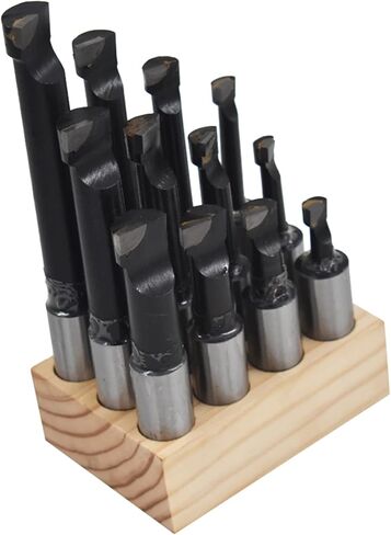 kimllier 12Pcs Boring Bar Set 3/4 Inch Shank Carbide Tipped Bars Lathe Tool in Saudi Arabia