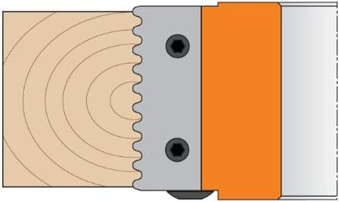 CMT 694.008.31 Professional Finger Joint Cutter Head, 4-9/64-Inch Diameter, 1-1/4-Inch Bore in Saudi Arabia
