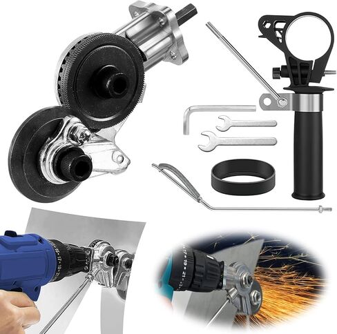 ملحق مثقاب معدني جديد 2023، قاطع لوحة مثقاب كهربائي، ملحق مثقاب معدني يمكنك تركيبه بنفسك، ملحق مثقاب آمن ومتين لقطع المعادن in Kuwait