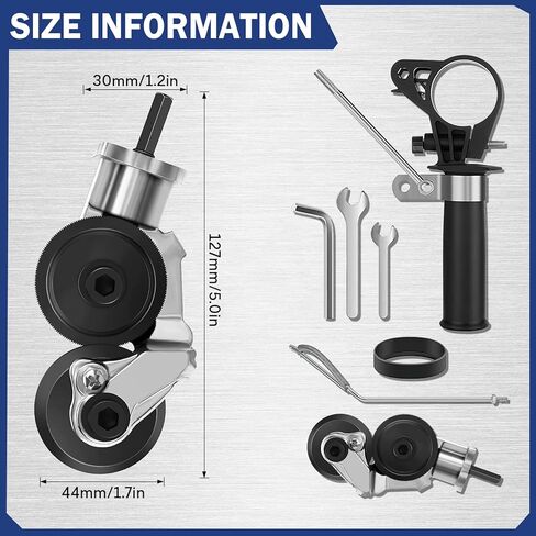 ملحق مثقاب معدني جديد 2023، قاطع لوحة مثقاب كهربائي، ملحق مثقاب معدني يمكنك تركيبه بنفسك، ملحق مثقاب آمن ومتين لقطع المعادن in Kuwait