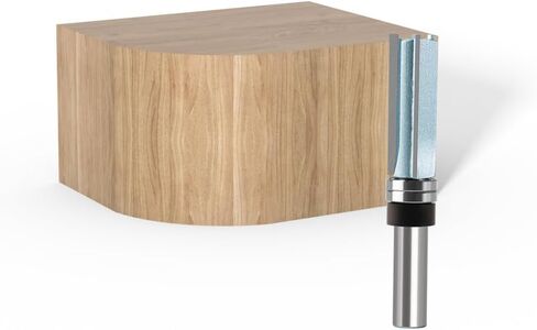 لقمة توجيه بنمط احترافي من WSOOX مع 1/2 ساق وقطر قطع 3/4 بوصة وطول قطع 2 بوصة لقمة قالب احترافي مزدوجة أعلى تحمل 3 لقمة توجيه بنمط فلوت. in Kuwait