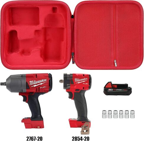 khanka Hard Case Replacement for Milwaukee 2767-20 M18 FUEL High Torque 1/2" Impact Wrench, Case Only in Saudi Arabia