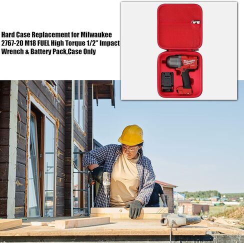 khanka Hard Case Replacement for Milwaukee 2767-20 M18 FUEL High Torque 1/2" Impact Wrench, Case Only in Saudi Arabia