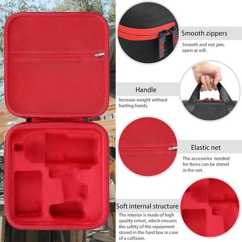 khanka Hard Case Replacement for Milwaukee 2767-20 M18 FUEL High Torque 1/2" Impact Wrench, Case Only in Saudi Arabia