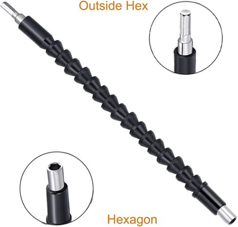 قطعتان من تمديد رأس المثقاب المرن، سونكو 29.6 سم استكشف وصلات مرنة للحفري، رؤوس تمديد مرنة للعمود، مفك تمديد مرن مرن من عرافة مغناطيسي ناعم وعمود مرن in Kuwait