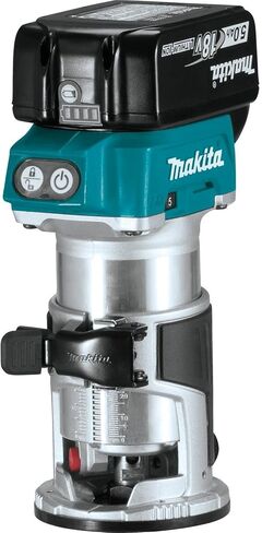 ماكيتا XTR01T8J 18V LXT® مجموعة أدوات تشغيل جهاز التوجيه اللاسلكي المدمج بدون فرشاة ليثيوم أيون (5.0 أمبير في الساعة) in Kuwait