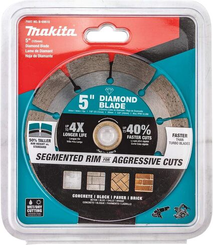 Makita B-69618 5" Diamond Blade, Segmented, General Purpose in Saudi Arabia