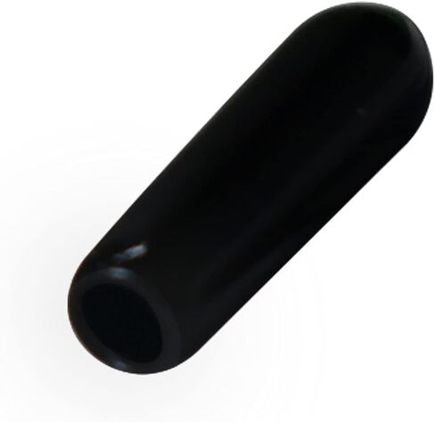 50pcs Vinyl Flexible End Caps, Rubber End Caps, Black Bolt Screw Thread Protector Safety Cover (1/8 Inch 3 mm) in Kuwait