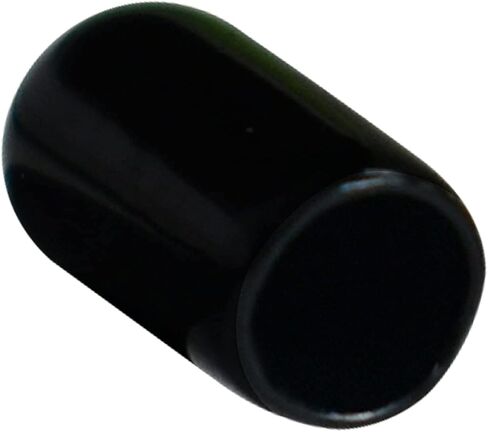 50pcs Vinyl Flexible End Caps, Rubber End Caps, Black Bolt Screw Thread Protector Safety Cover (1/8 Inch 3 mm) in Kuwait