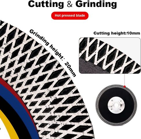 2Pc/Lot 4.5" Super Tile Blade Diamond Cutting Blade for Cutting and Grinding Granite Marble Porcelain Tile in Saudi Arabia