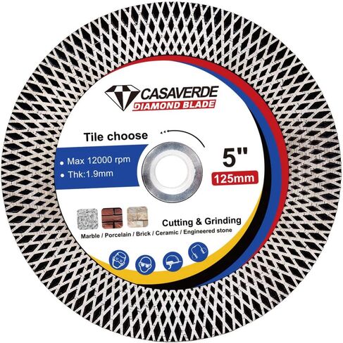 2Pc/Lot 4.5" Super Tile Blade Diamond Cutting Blade for Cutting and Grinding Granite Marble Porcelain Tile in Saudi Arabia
