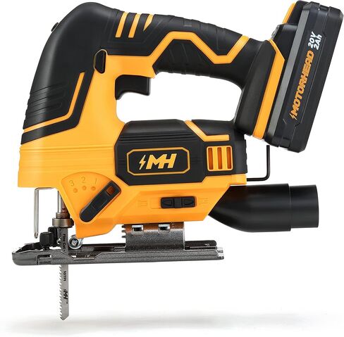 منشار كهربائي لاسلكي 20 فولت من MOTORHEAD، ليثيوم أيون، LED، دليل ليزر وحافة، 0-45 درجة شطبة 80 بوصة، 2700 دورة في الدقيقة، سرعة متغيرة، بطارية 2 أمبير، شاحن، حقيبة، 3 شفرات، مقرها الولايات المتحدة الأمريكية (MH-) 03-شبيبة-B1-0-2) in Kuwait